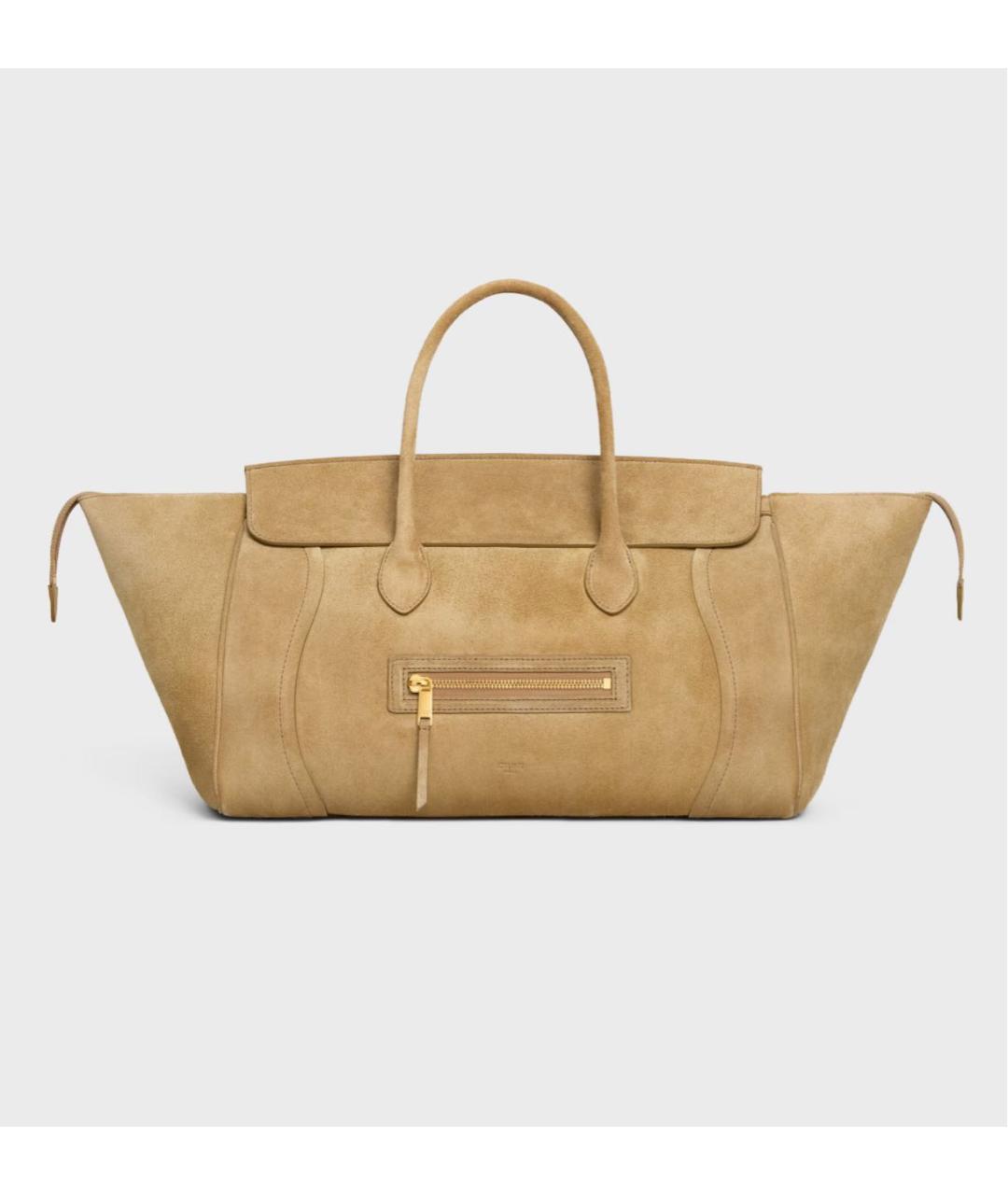 CELINE Бежевая сумка тоут, фото 5