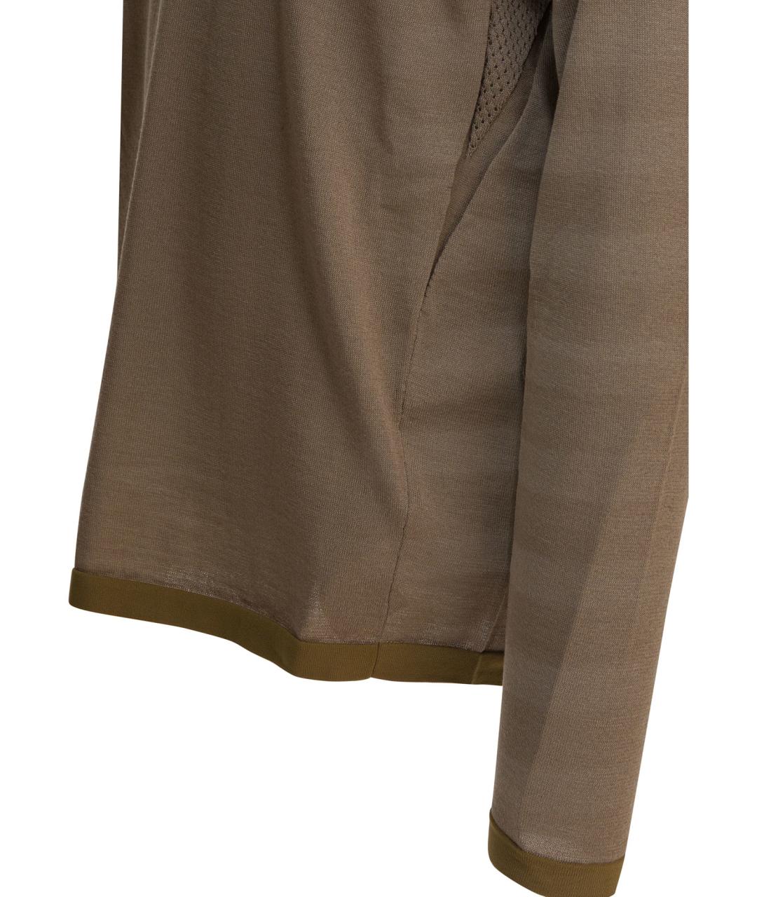 STONE ISLAND Бежевый шерстяной джемпер / свитер, фото 2