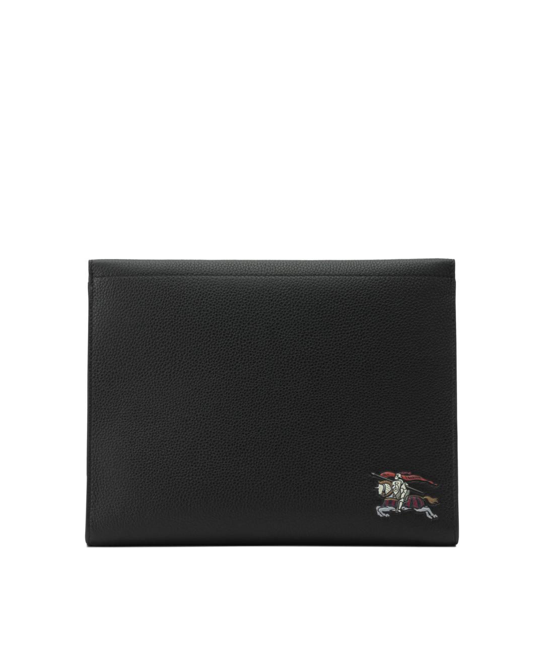 BURBERRY Черная кожаная папка для документов, фото 1