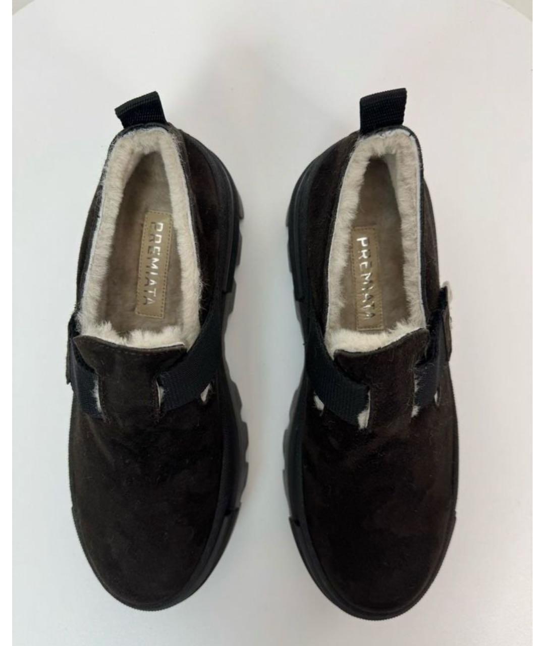 PREMIATA Коричневые замшевые лоферы, фото 3