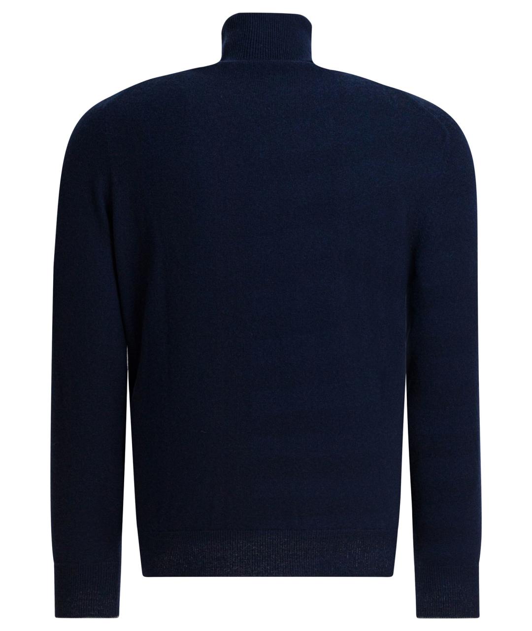 BRUNELLO CUCINELLI Синий кашемировый джемпер / свитер, фото 2