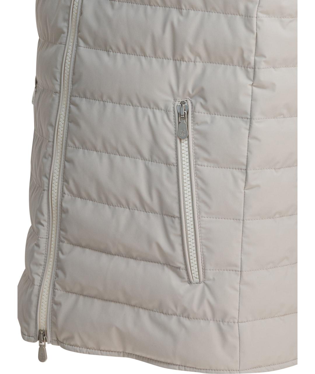 BRUNELLO CUCINELLI Бежевый полиамидовый жилет, фото 4