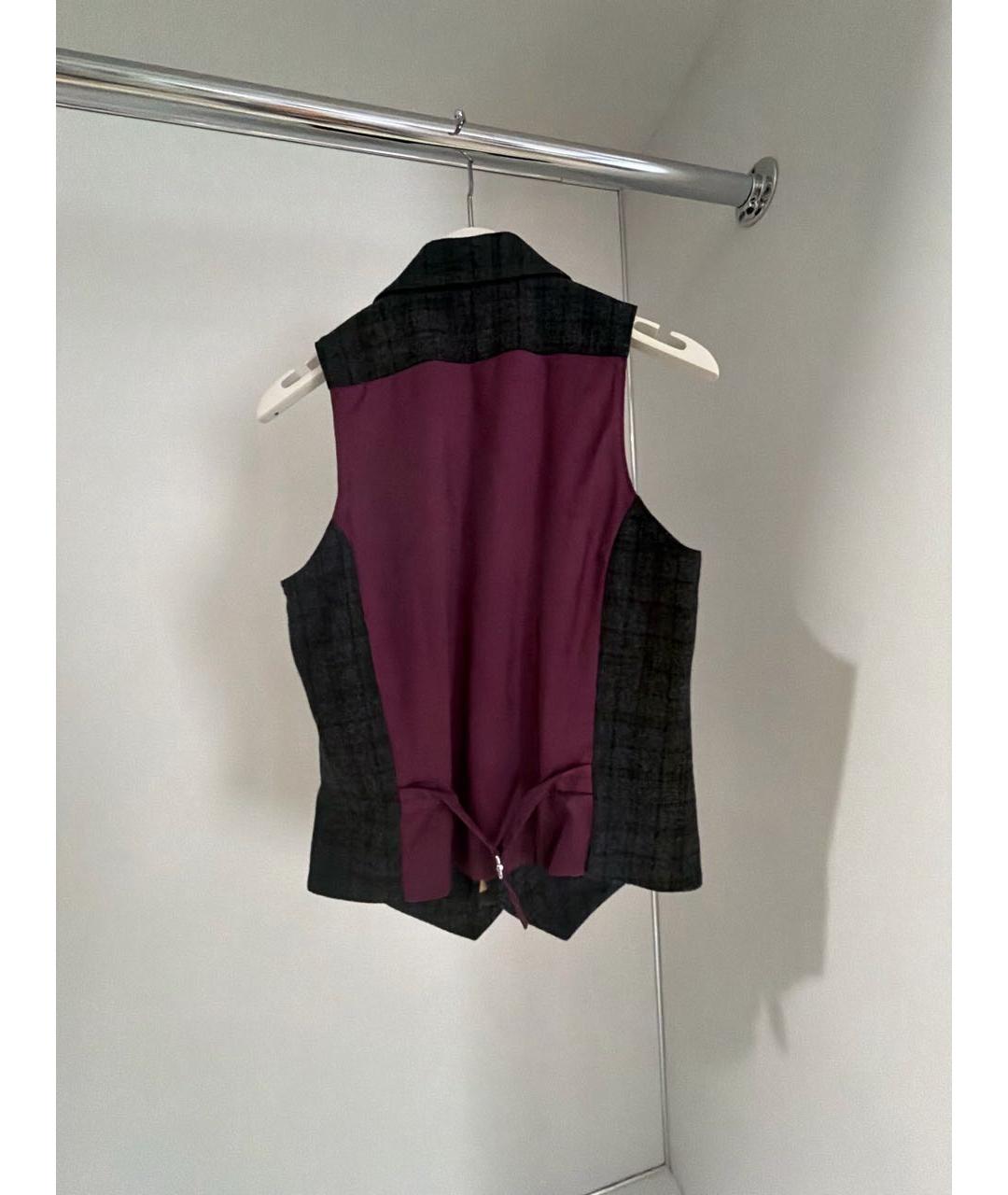 DSQUARED2 Серый шерстяной жилет, фото 2