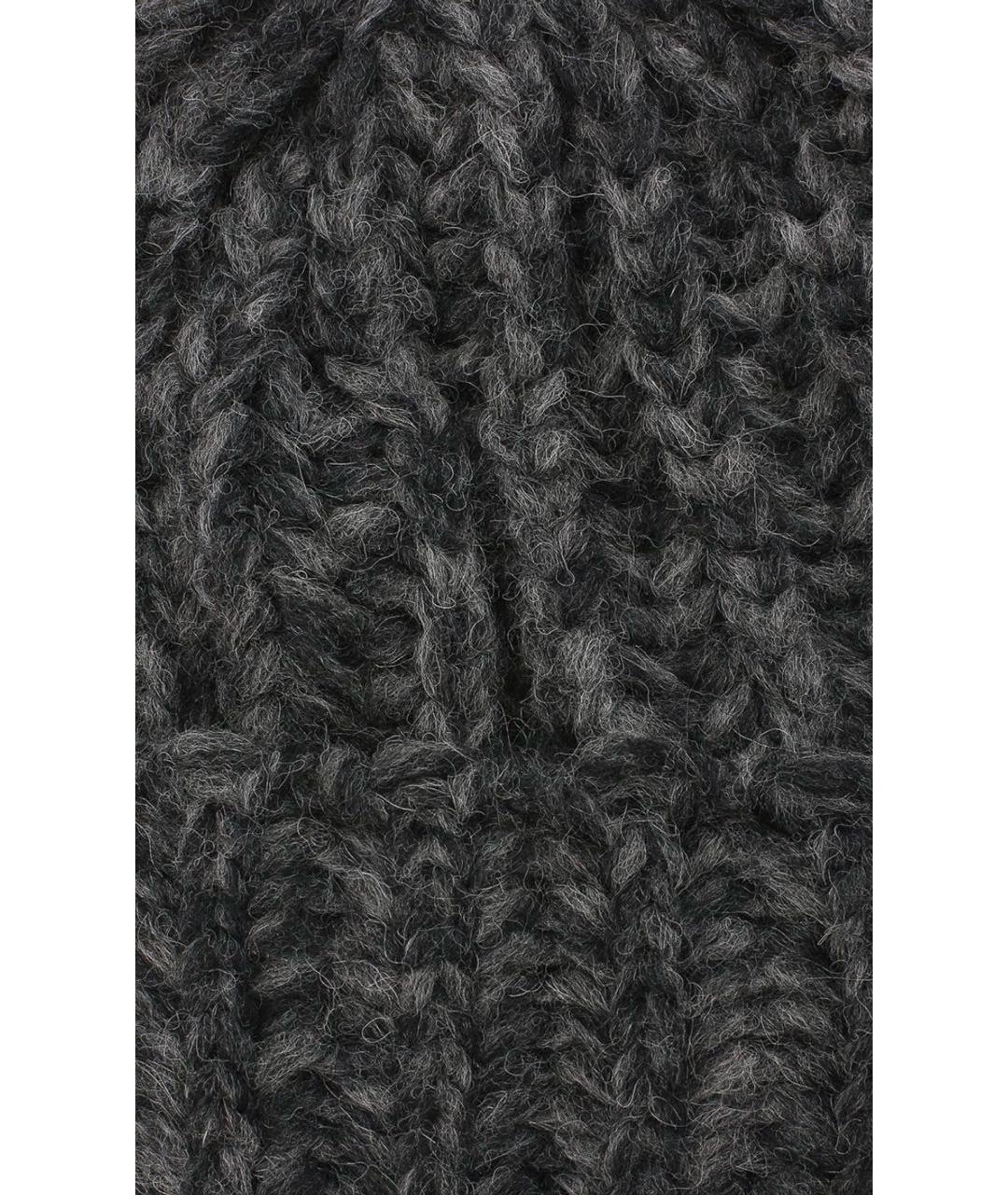 BILANCIONI Серая шерстяная шапка, фото 4