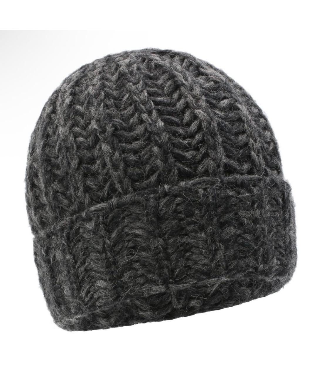 BILANCIONI Серая шерстяная шапка, фото 9