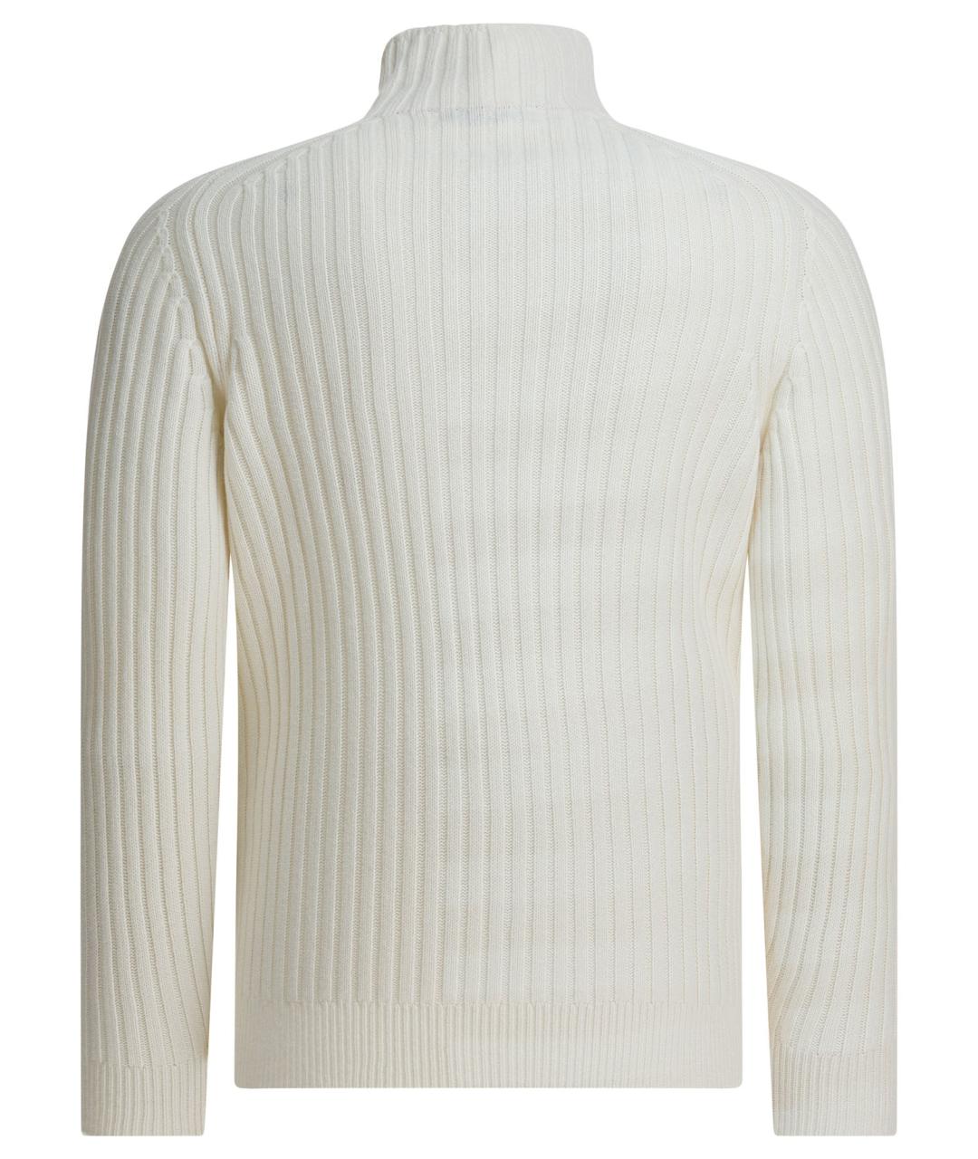 BRUNELLO CUCINELLI Белый кашемировый джемпер / свитер, фото 2