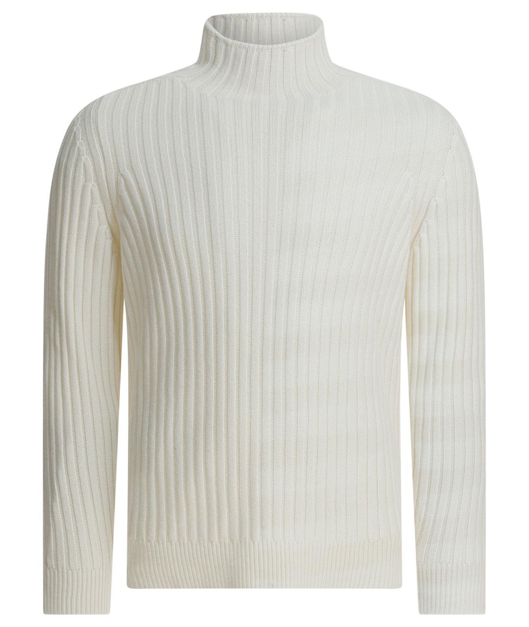 BRUNELLO CUCINELLI Белый кашемировый джемпер / свитер, фото 1