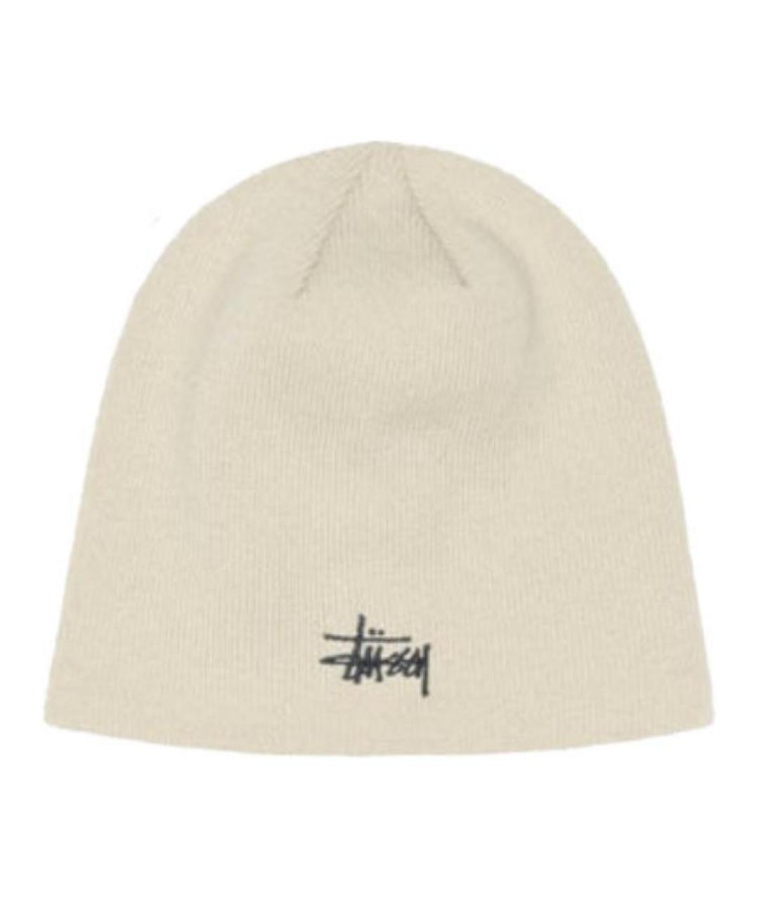 STUSSY Белая шапка, фото 1