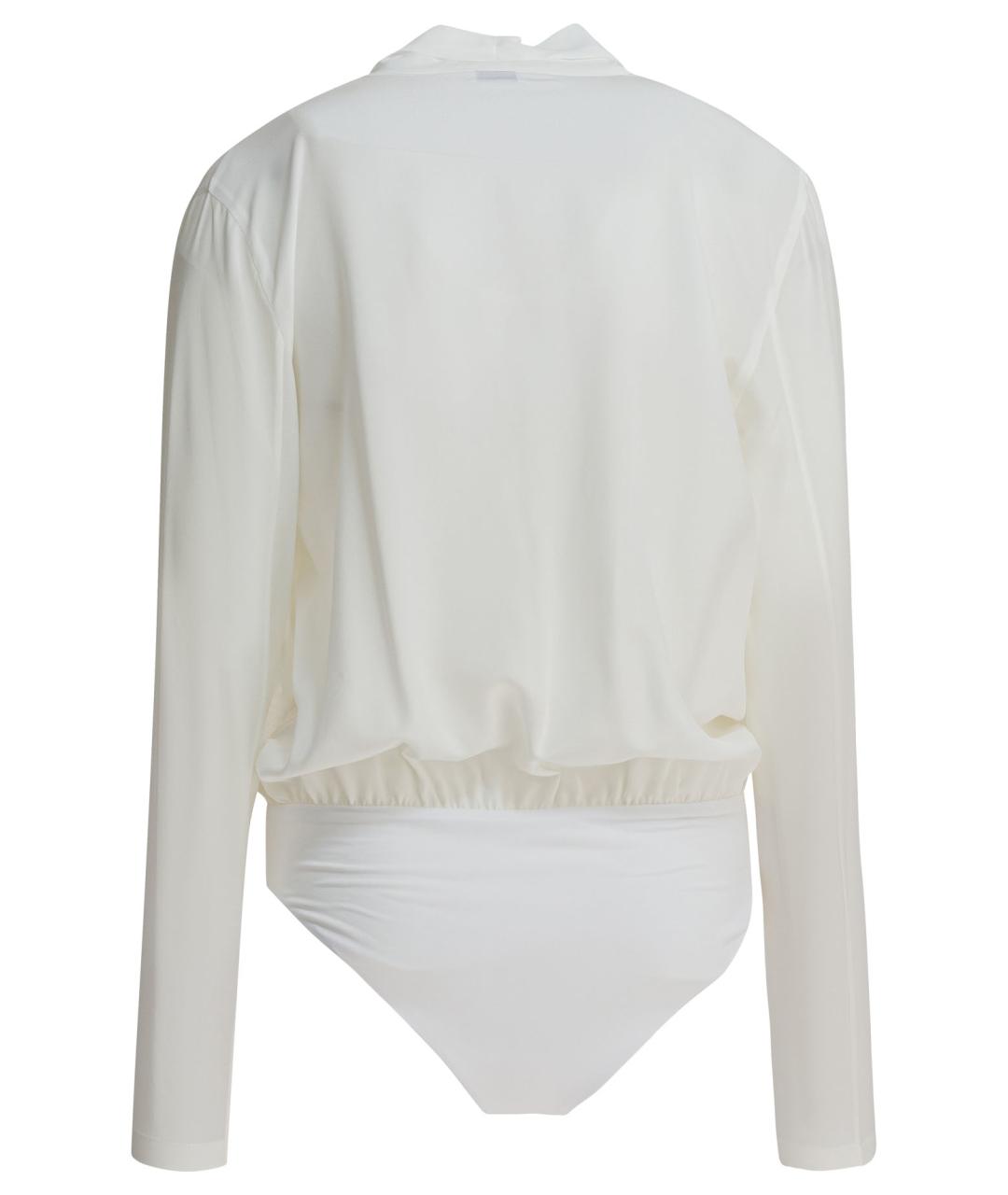 BRUNELLO CUCINELLI Белая шелковая рубашка, фото 2