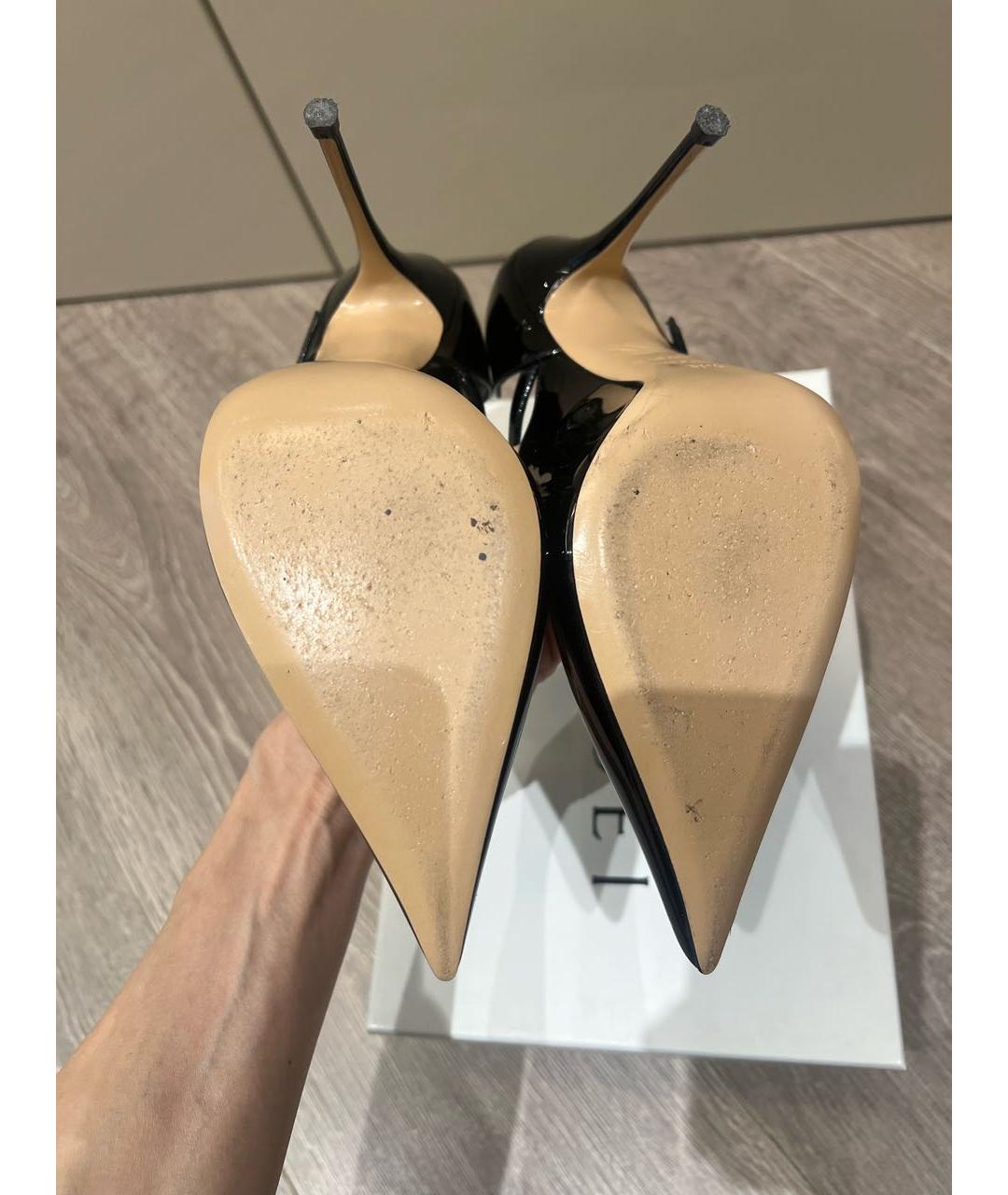 CASADEI Черные туфли из лакированной кожи, фото 6