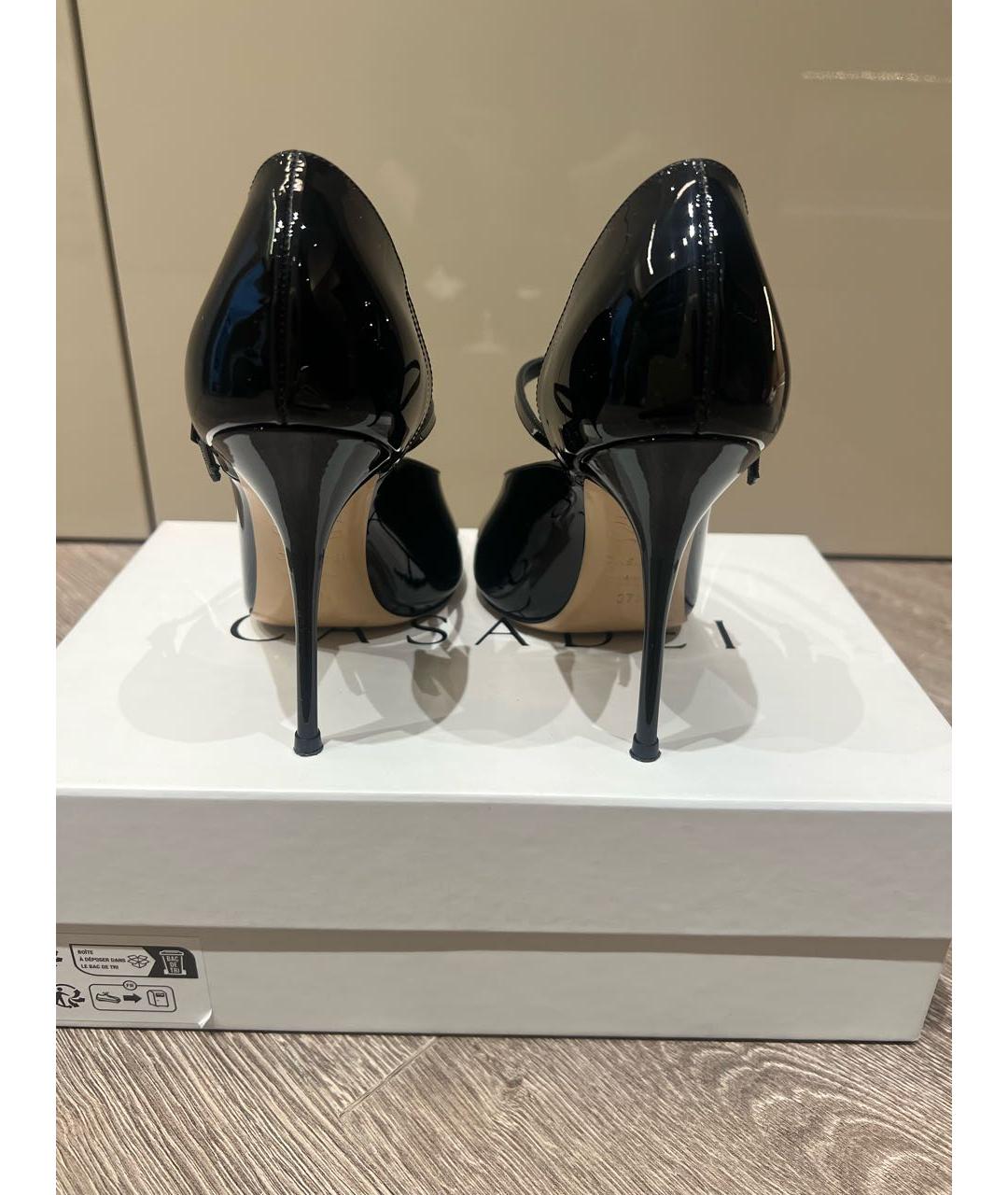 CASADEI Черные туфли из лакированной кожи, фото 4