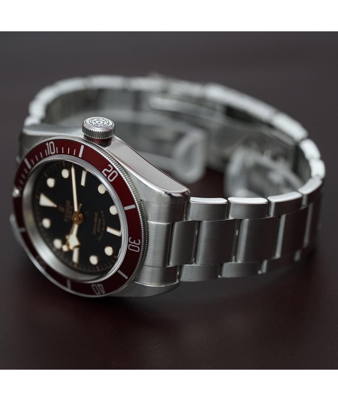 TUDOR Черные металлические часы, фото 4