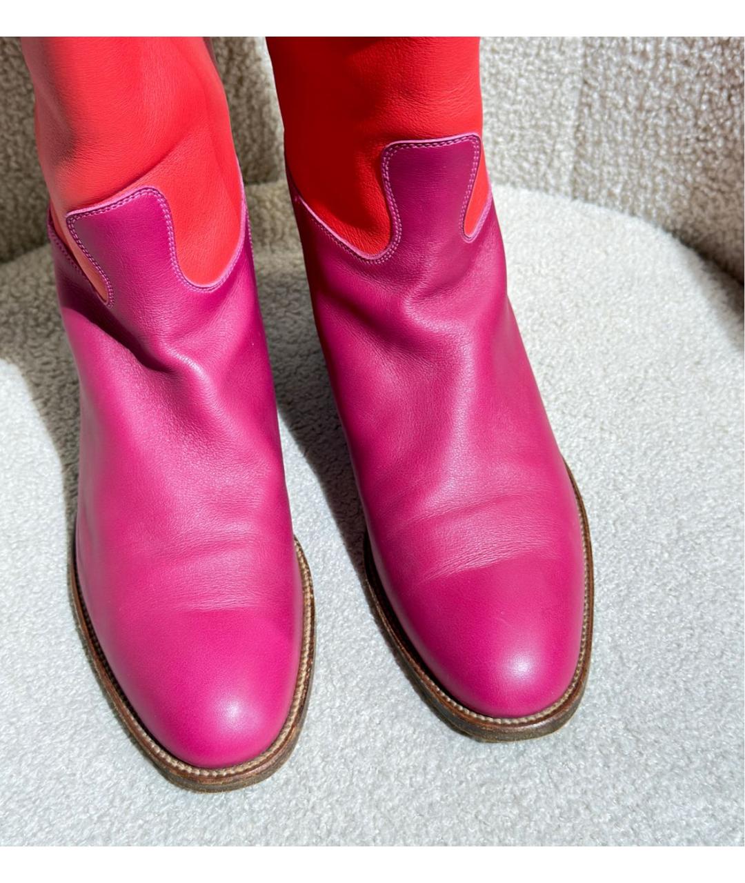 HERMES Мульти кожаные сапоги, фото 3