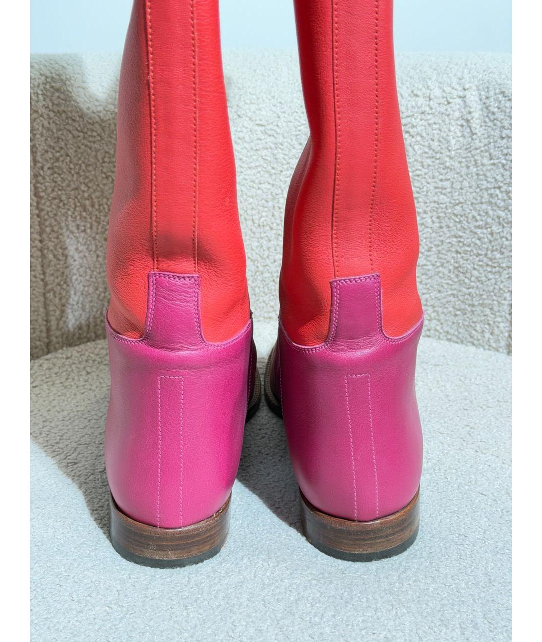 HERMES Мульти кожаные сапоги, фото 4