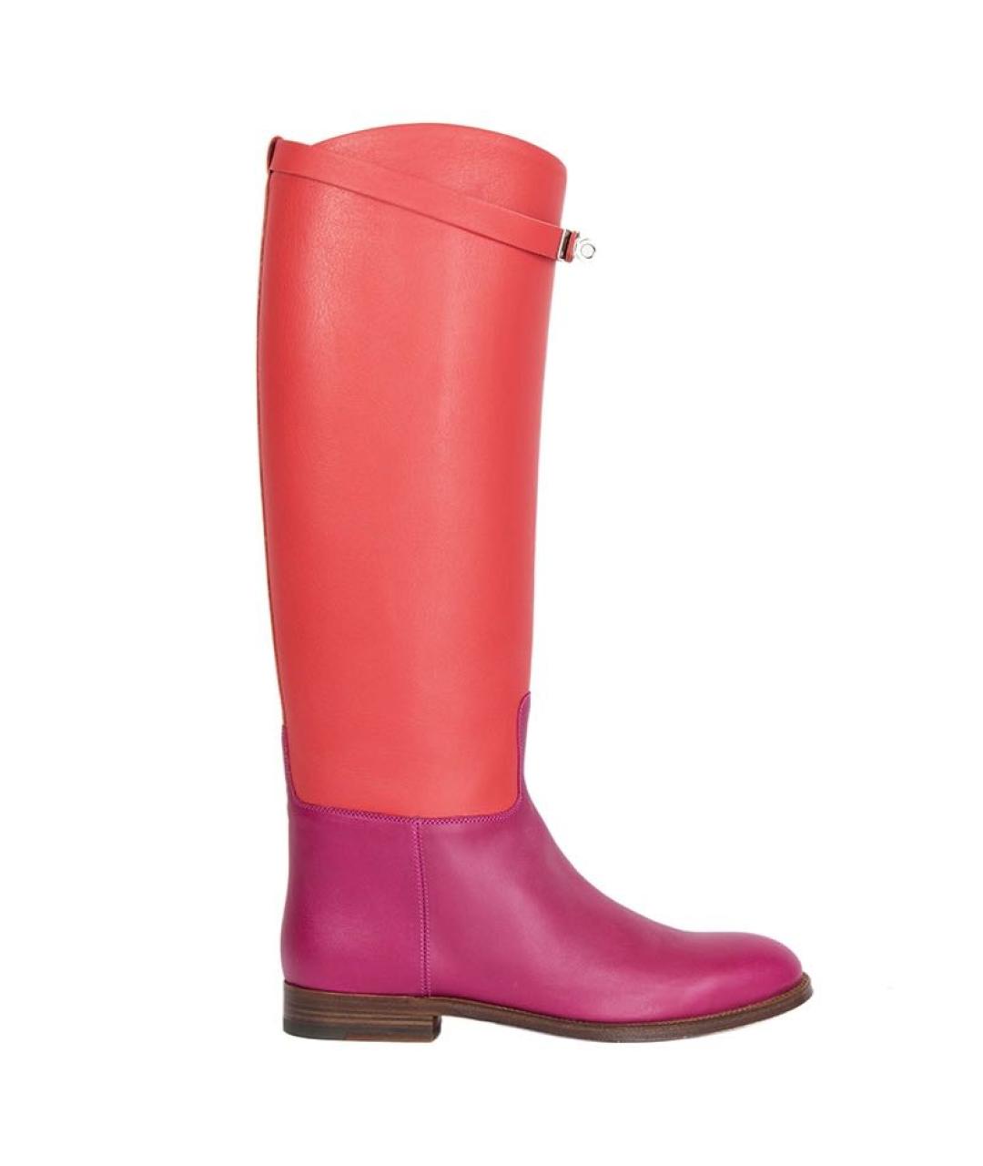 HERMES Мульти кожаные сапоги, фото 8