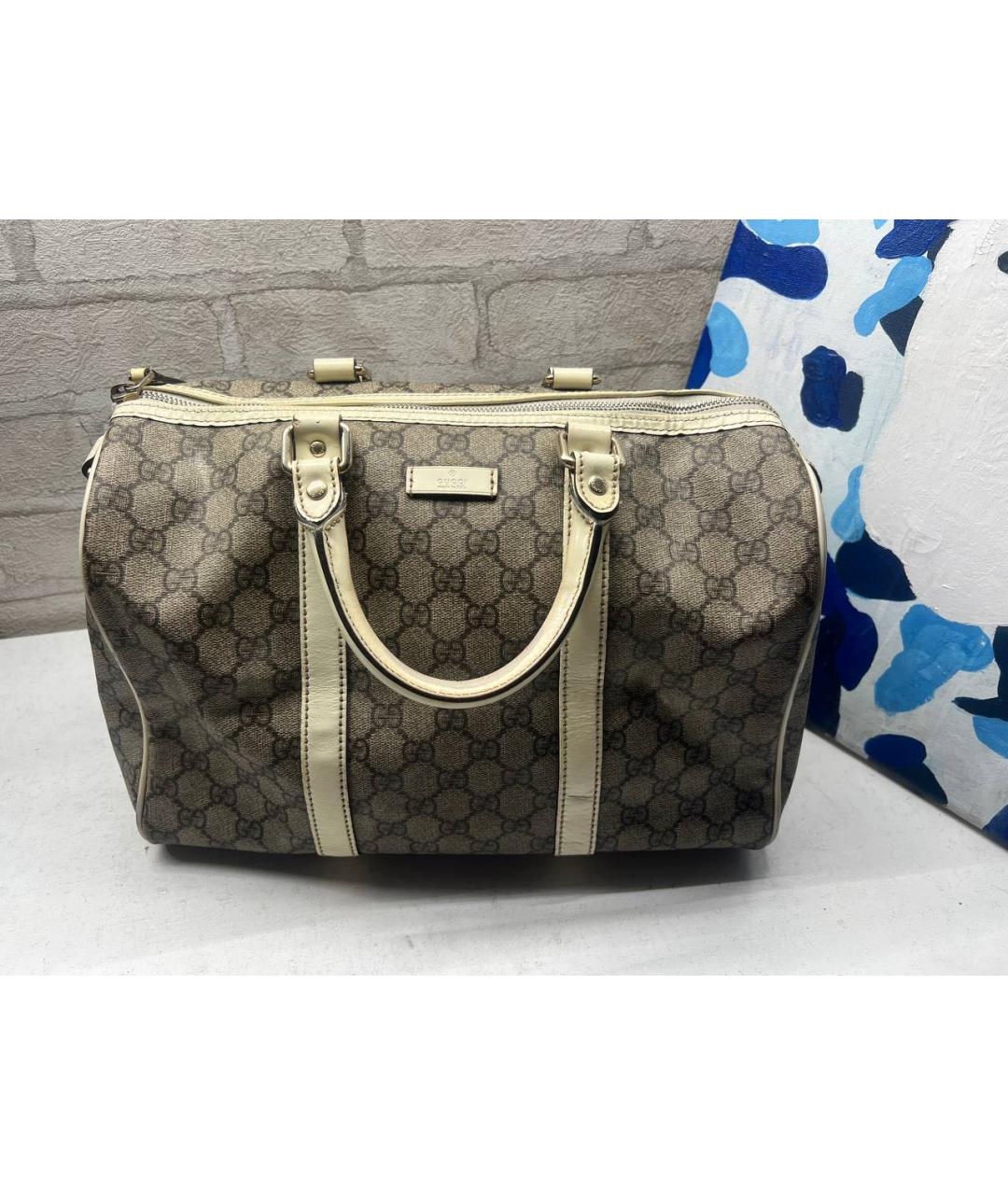 GUCCI Бежевая сумка с короткими ручками, фото 9