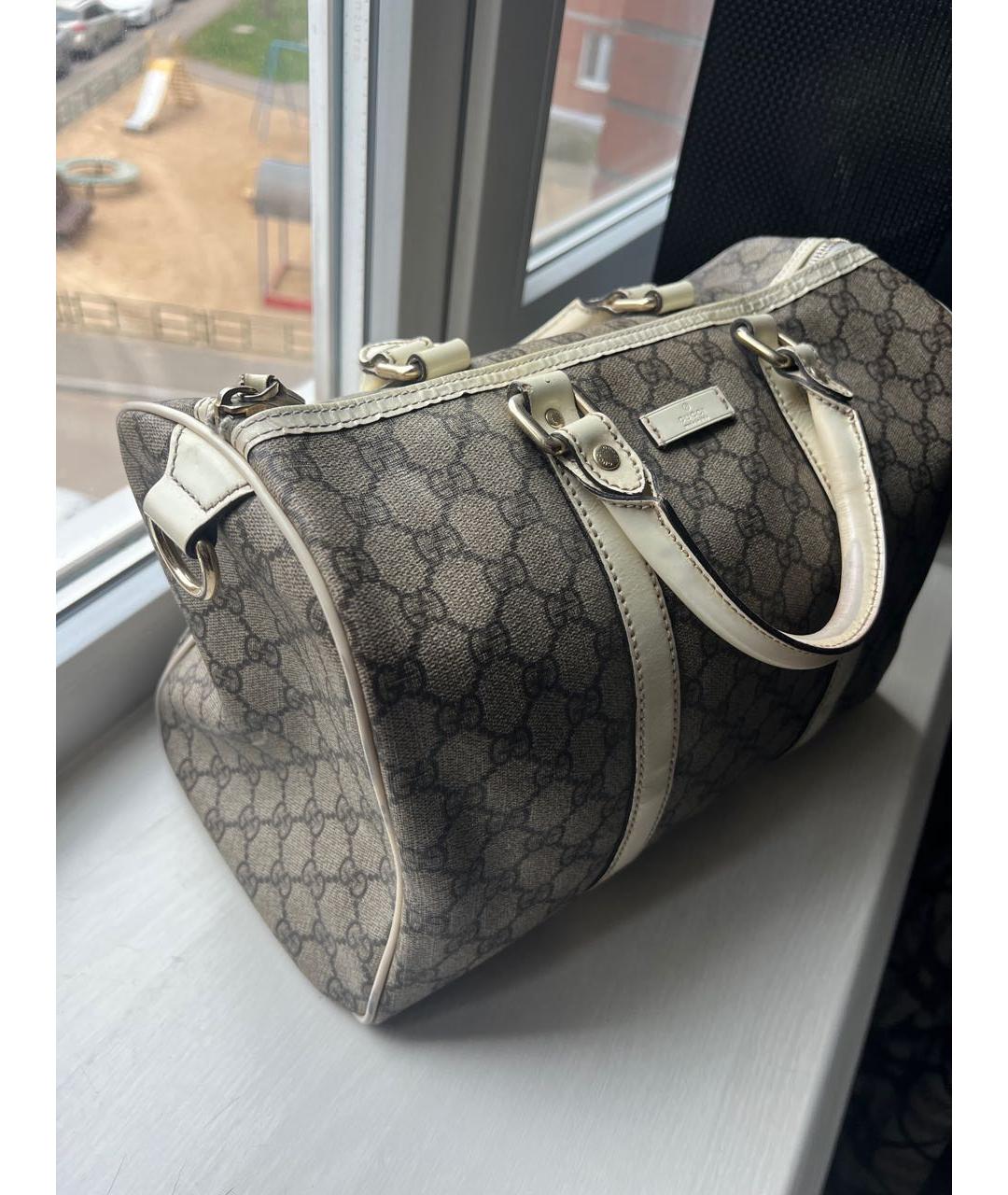 GUCCI Бежевая сумка с короткими ручками, фото 2