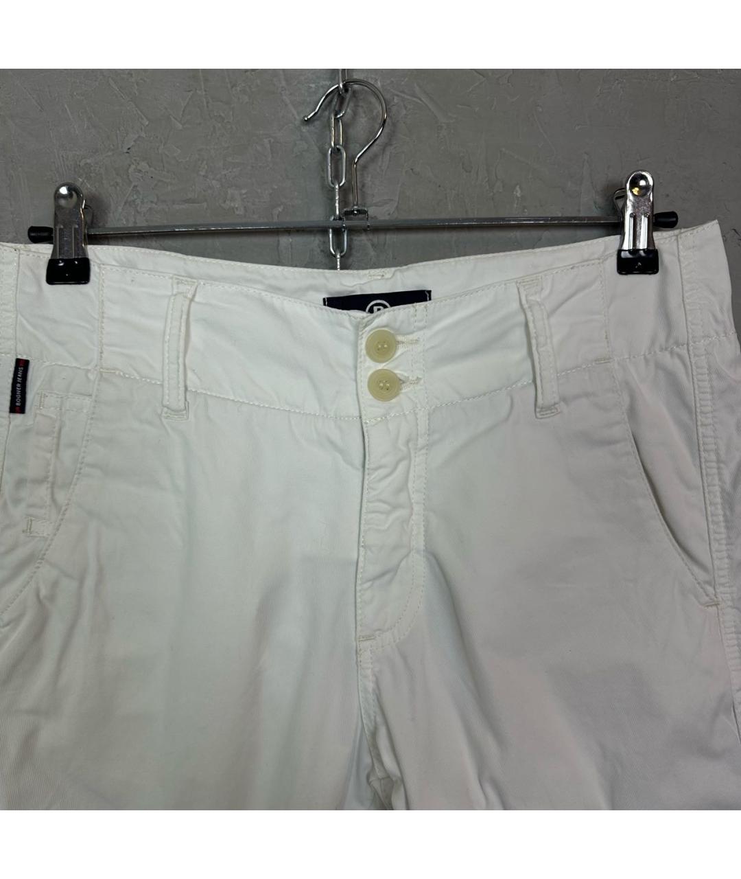 BOGNER Белые хлопковые бриджи, фото 5
