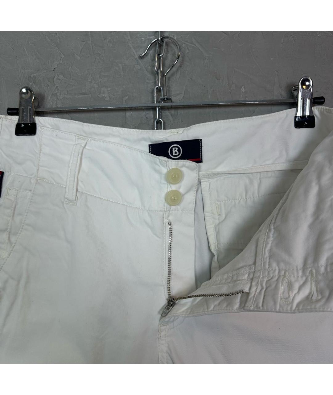 BOGNER Белые хлопковые бриджи, фото 6