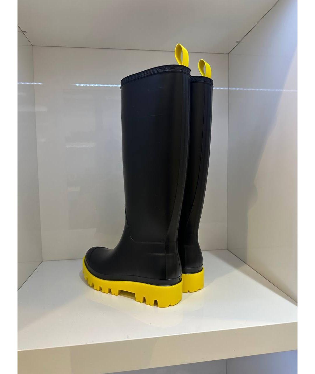 GIABORGHINI Черные резиновые сапоги, фото 4