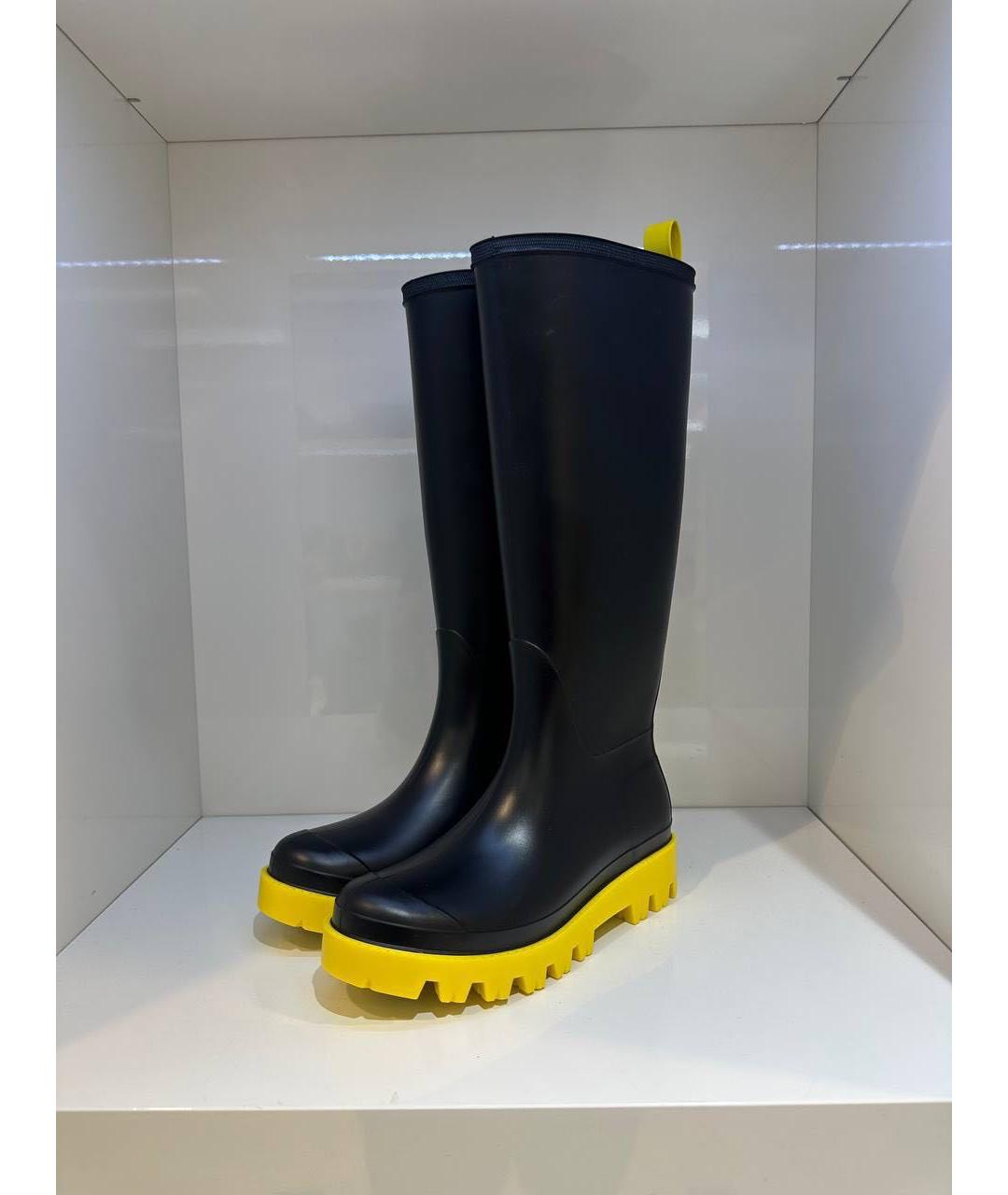 GIABORGHINI Черные резиновые сапоги, фото 3
