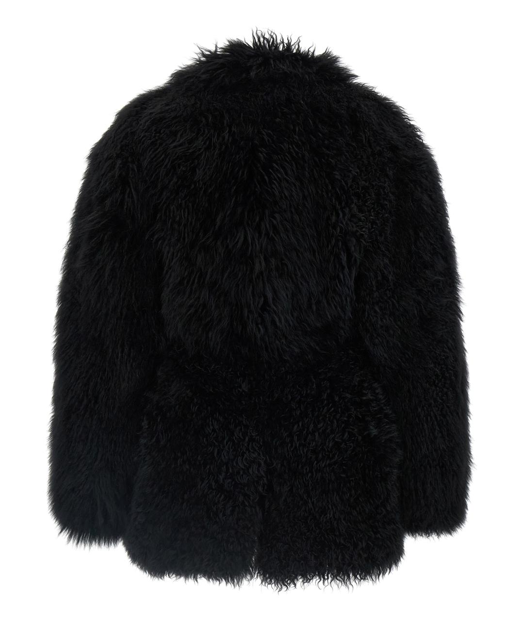 GIOVANNI BEDIN Черная шуба, фото 2