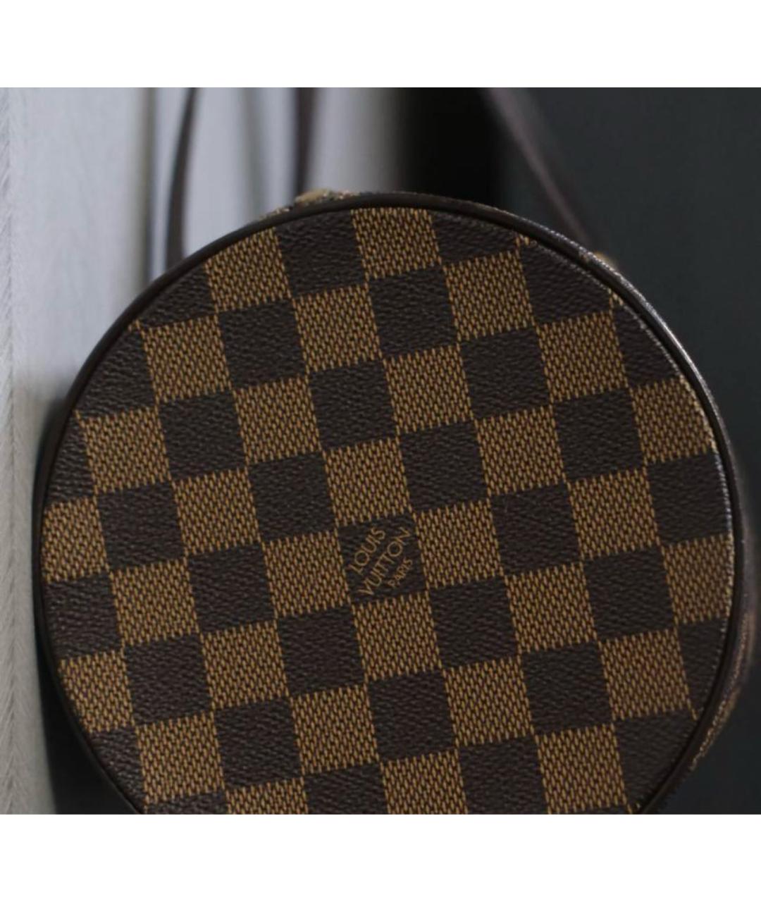 LOUIS VUITTON Коричневая сумка с короткими ручками, фото 6