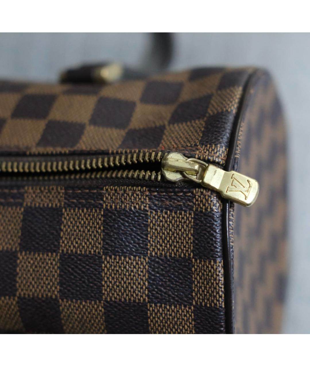 LOUIS VUITTON Коричневая сумка с короткими ручками, фото 3