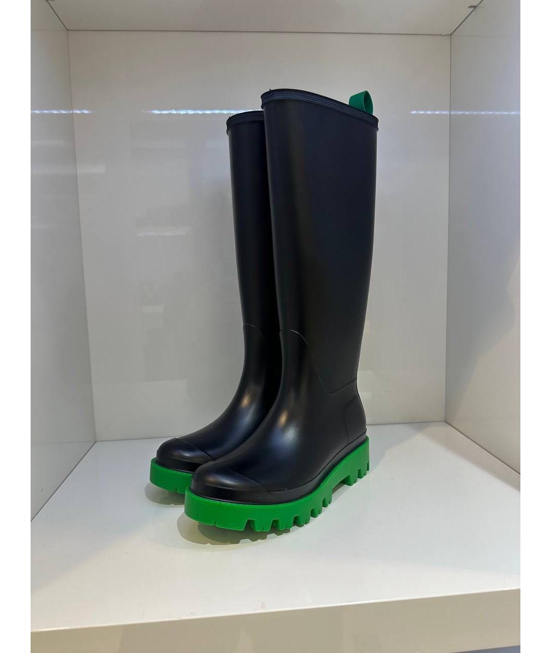 GIABORGHINI Черные резиновые сапоги, фото 3