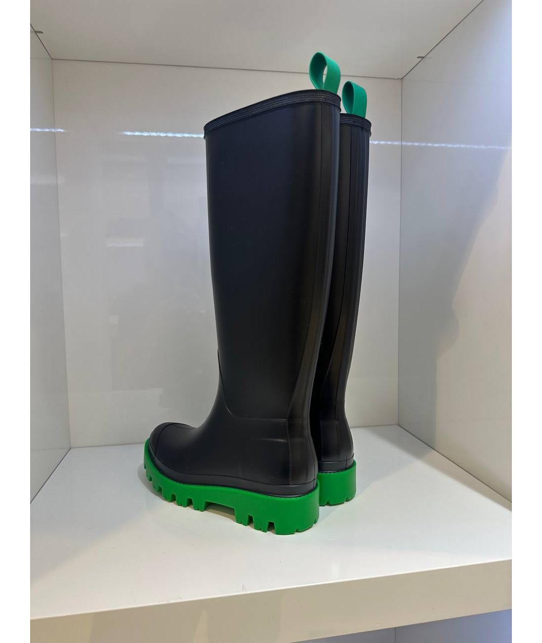 GIABORGHINI Черные резиновые сапоги, фото 4