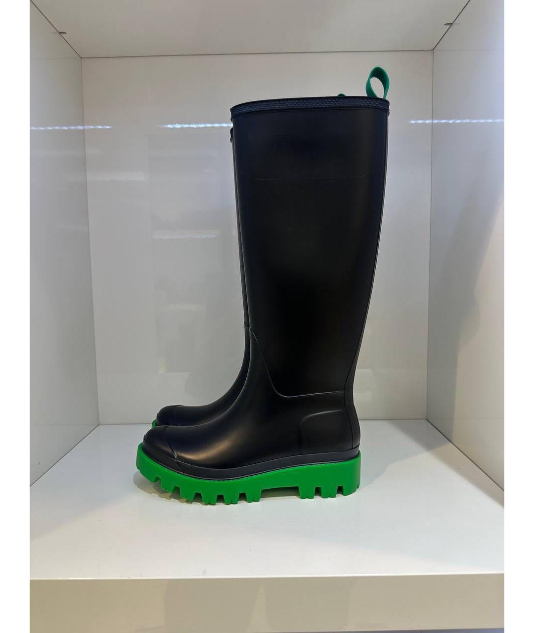 GIABORGHINI Черные резиновые сапоги, фото 2