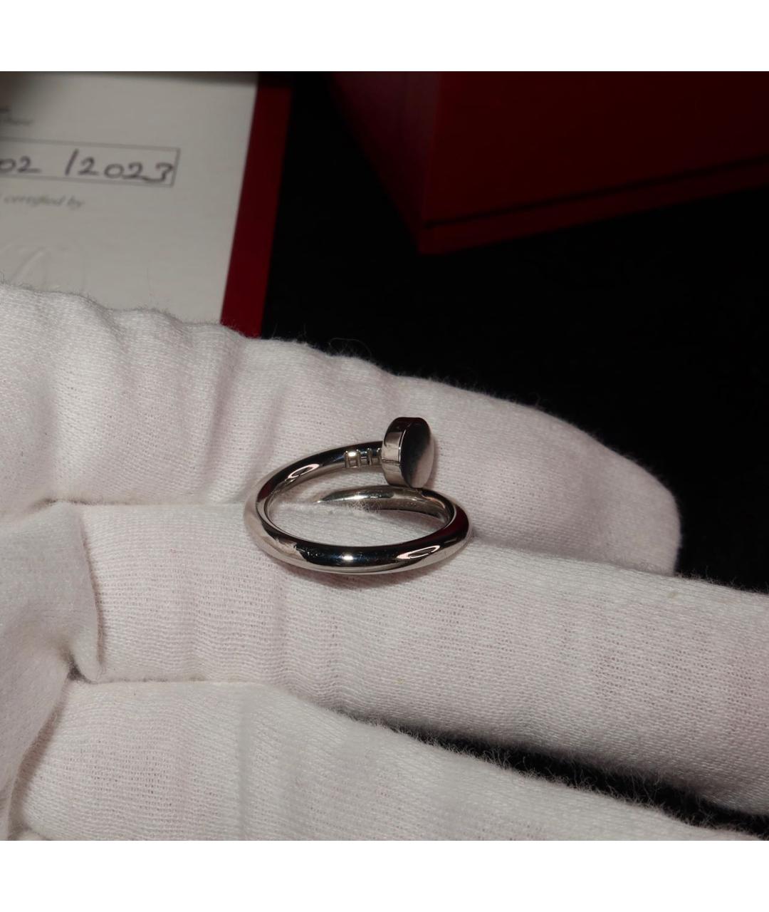 CARTIER Серебряное кольцо из белого золота, фото 4