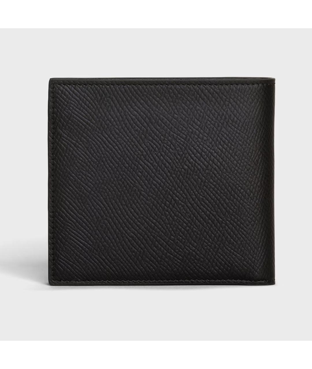 CELINE Черный кожаный кошелек, фото 3