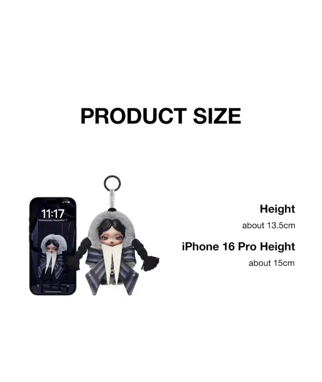 POP MART Черный брелок, фото 2