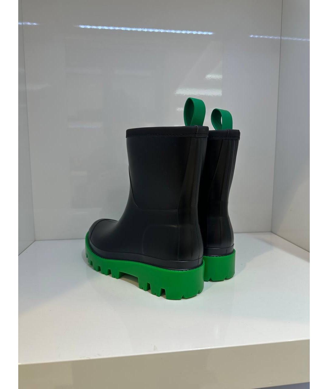 GIABORGHINI Черные резиновые сапоги, фото 4