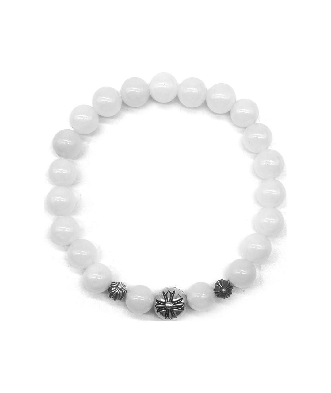 CHROME HEARTS Белый серебряный браслет, фото 2