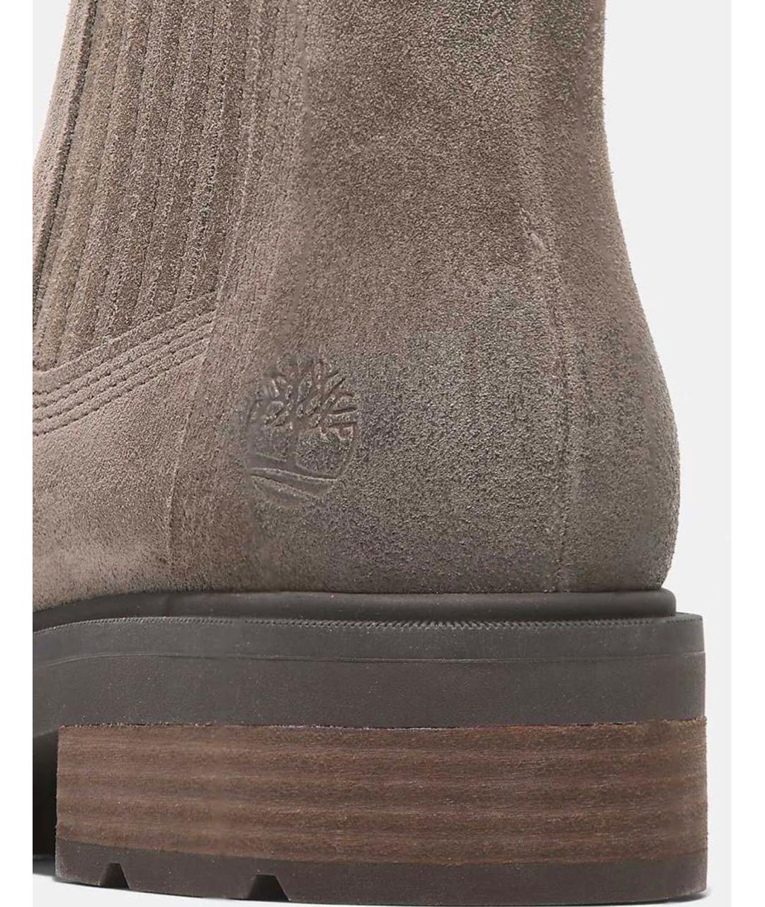 TIMBERLAND Серые замшевые ботинки, фото 3