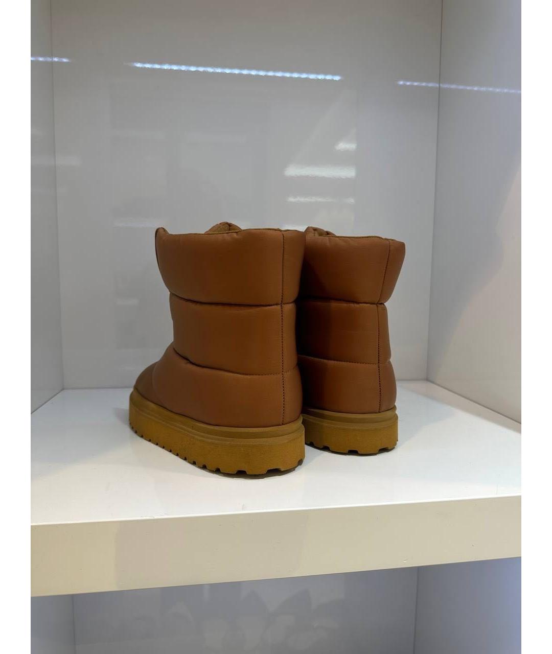 GIABORGHINI Коричневые текстильные ботинки, фото 4