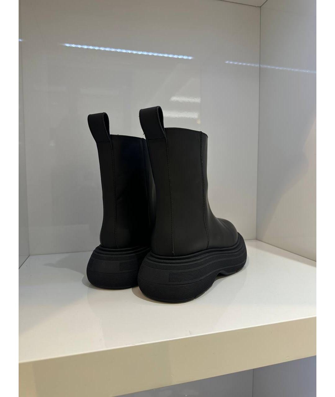 GIABORGHINI Черные кожаные ботинки, фото 4