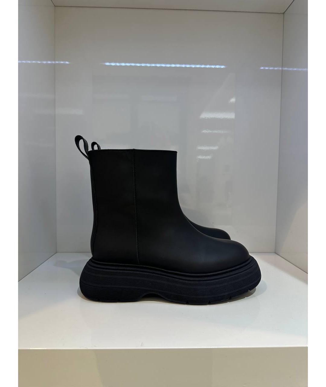 GIABORGHINI Черные кожаные ботинки, фото 2