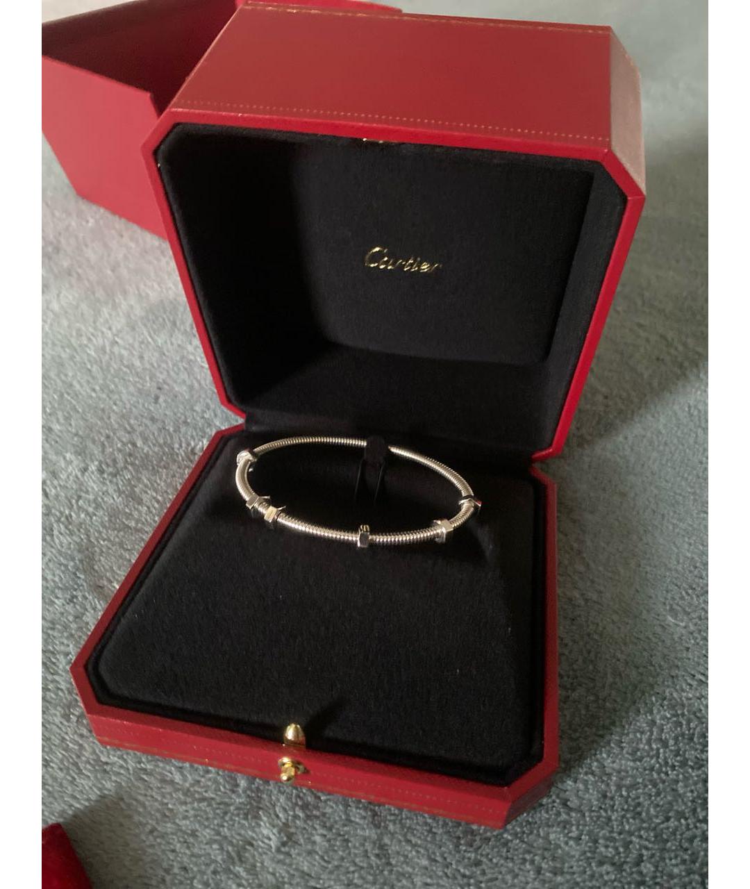 CARTIER Белый браслет из белого золота, фото 2