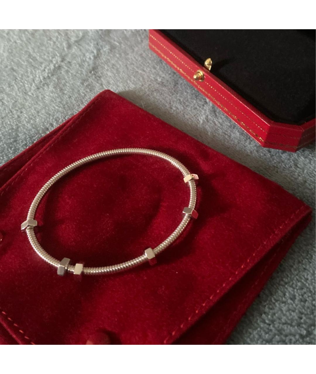 CARTIER Белый браслет из белого золота, фото 3