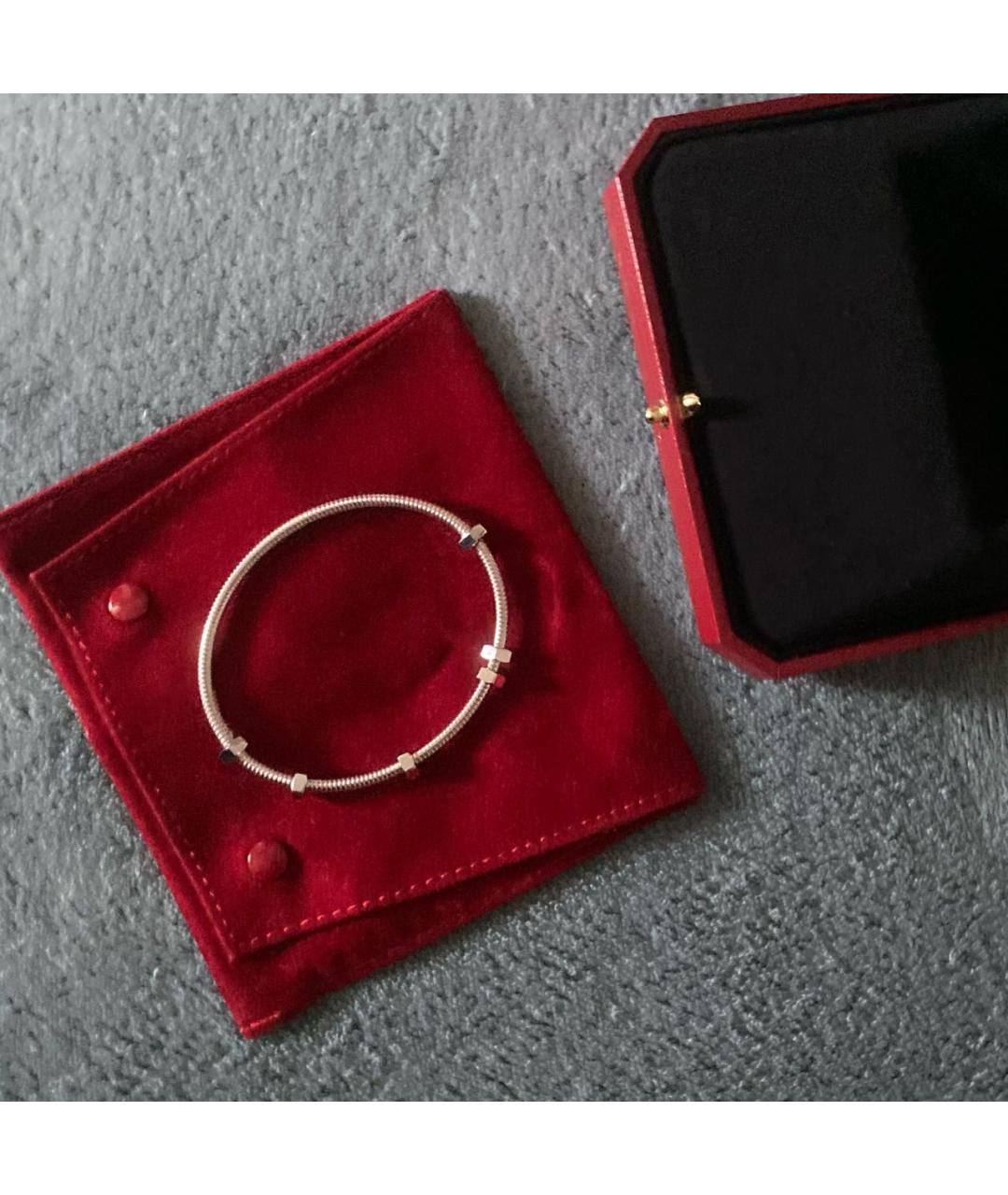 CARTIER Белый браслет из белого золота, фото 4