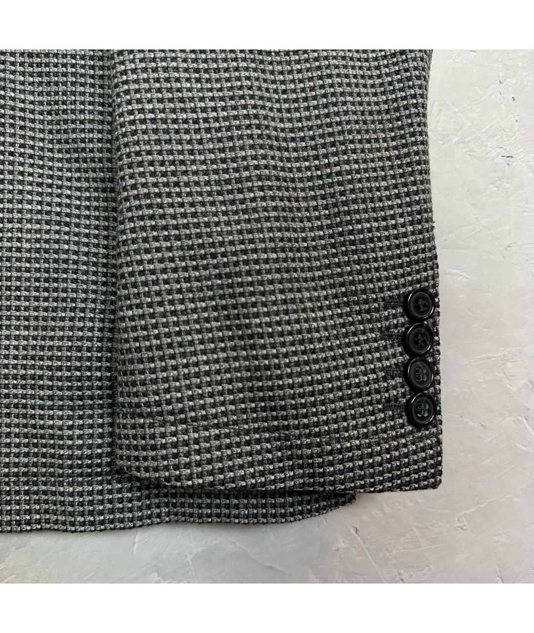 ARMANI COLLEZIONI Антрацитовый шерстяной пиджак, фото 3