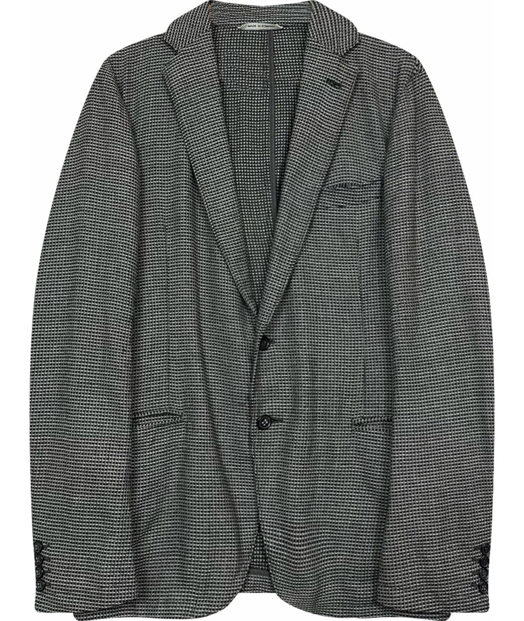 ARMANI COLLEZIONI Антрацитовый шерстяной пиджак, фото 1