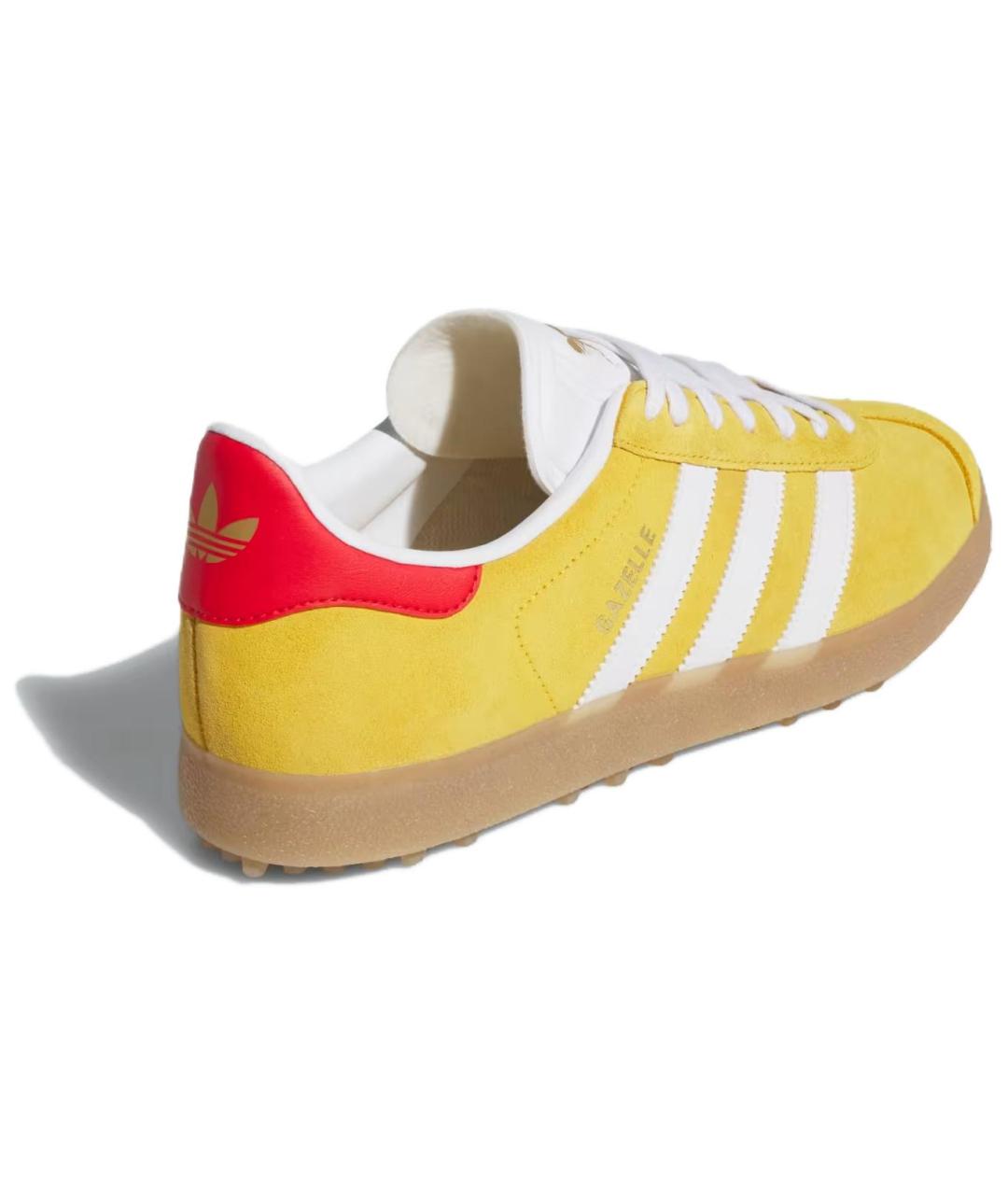 ADIDAS Желтые замшевые кеды, фото 4