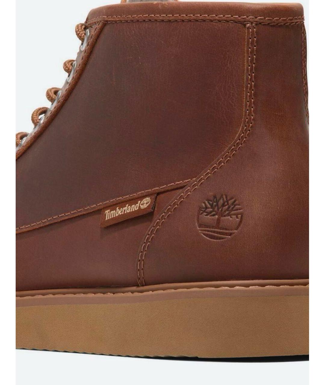 TIMBERLAND Коричневые кожаные низкие ботинки, фото 6