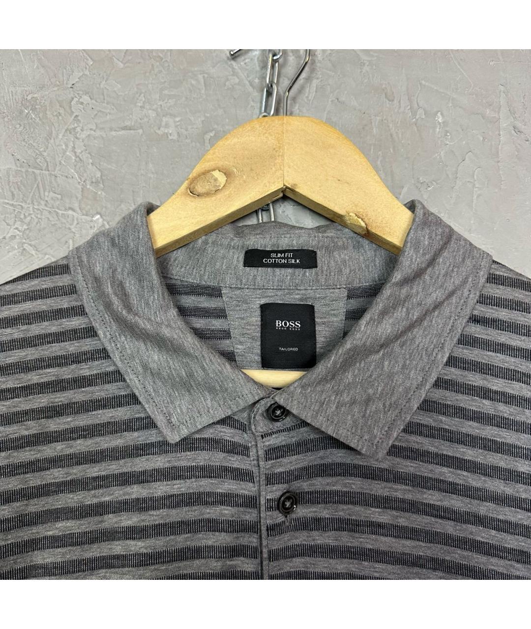 HUGO BOSS Мульти хлопковое поло с коротким рукавом, фото 5