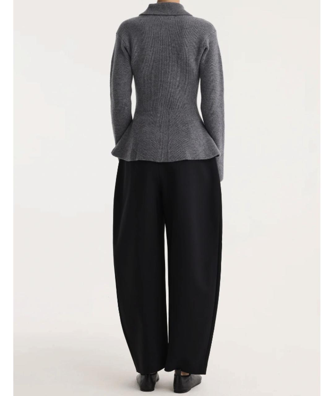 ROHE Серый шерстяной кардиган, фото 4