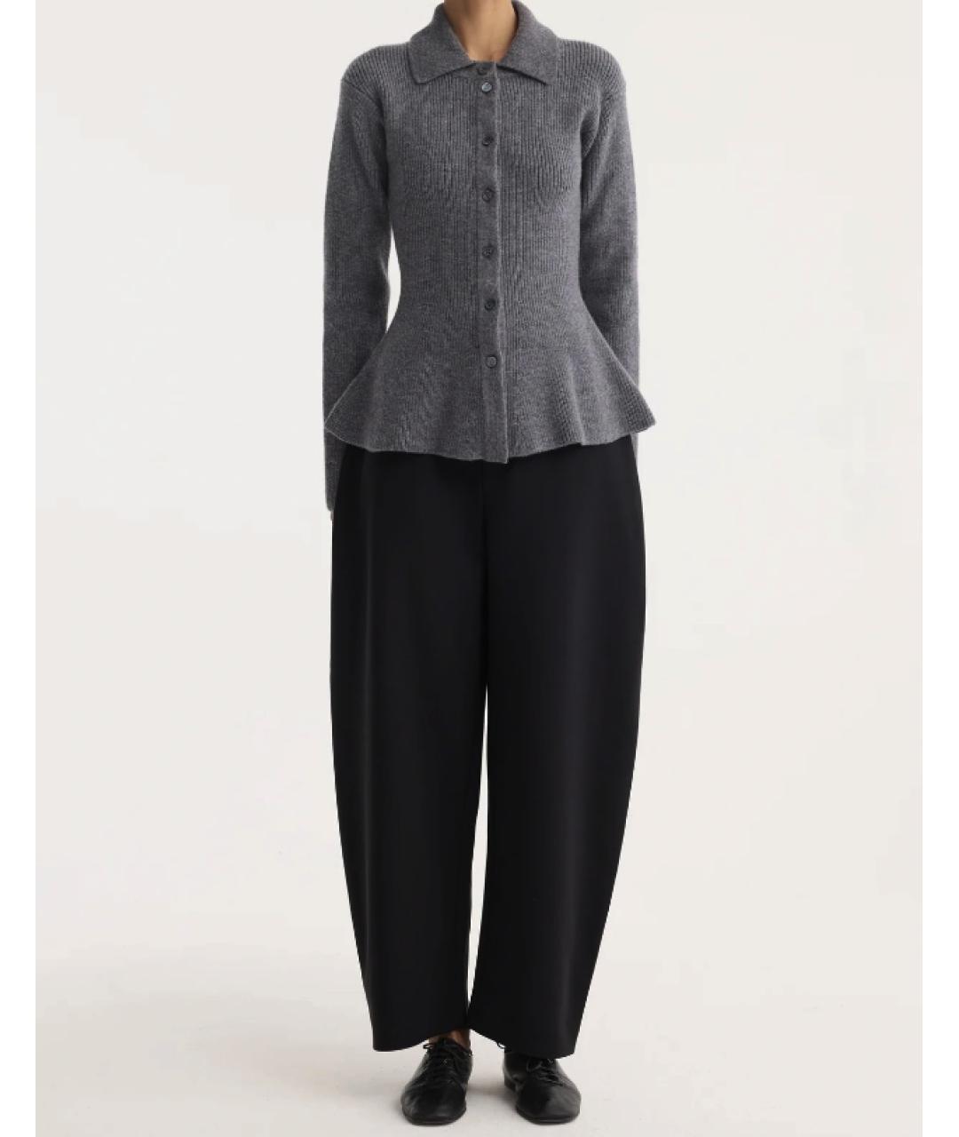 ROHE Серый шерстяной кардиган, фото 3